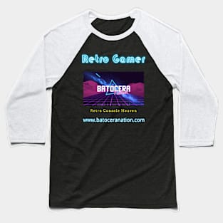 Batocera Nation Logo 1 Baseball T-Shirt